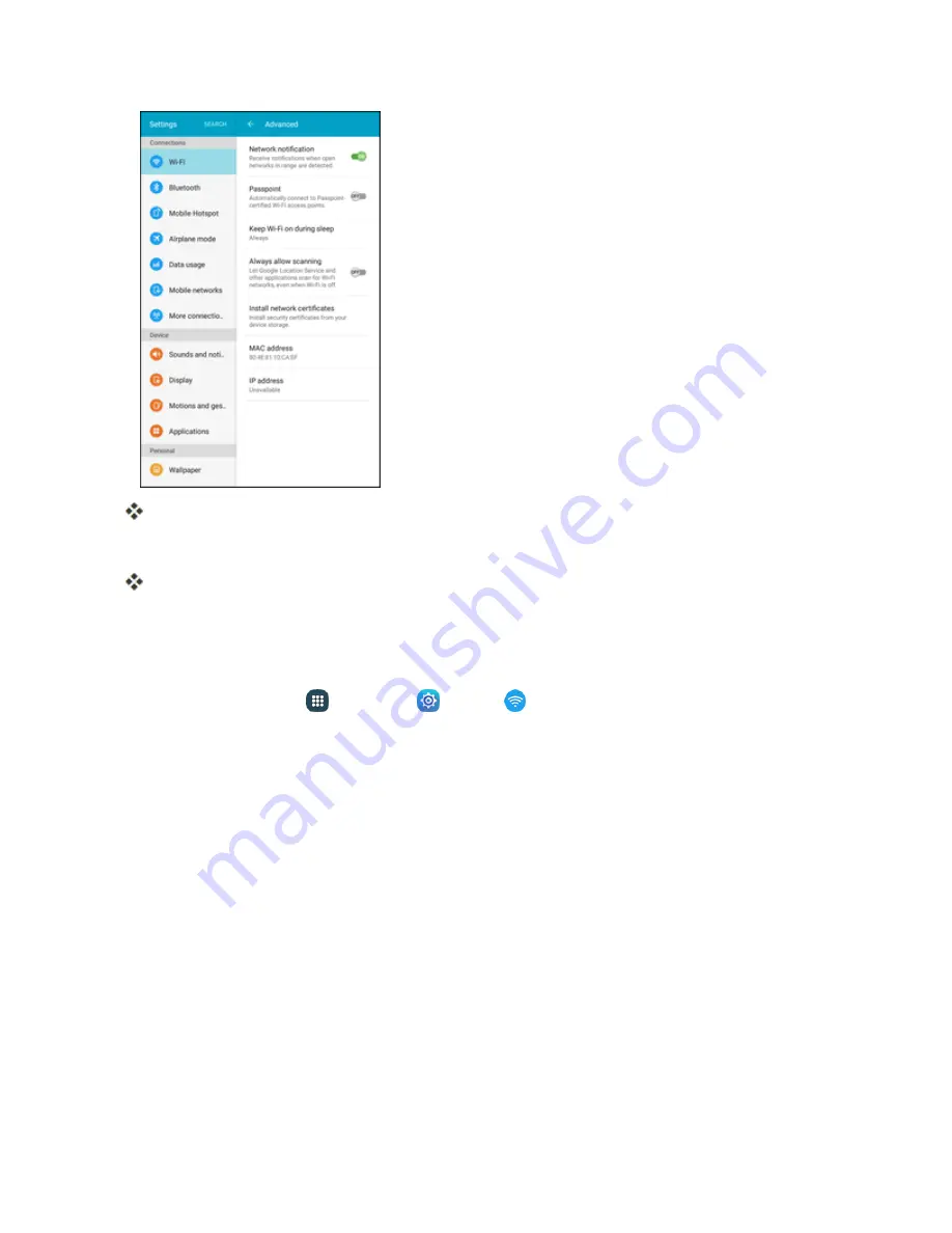 Credo mobile Samsung Galaxy Tab E User Manual Download Page 196