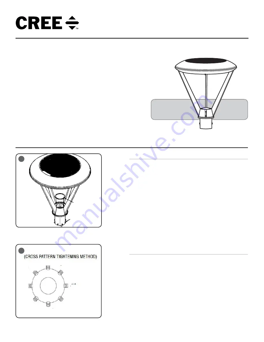 Cree Edge ARE-EDR-R4 Installation Instructions Download Page 1