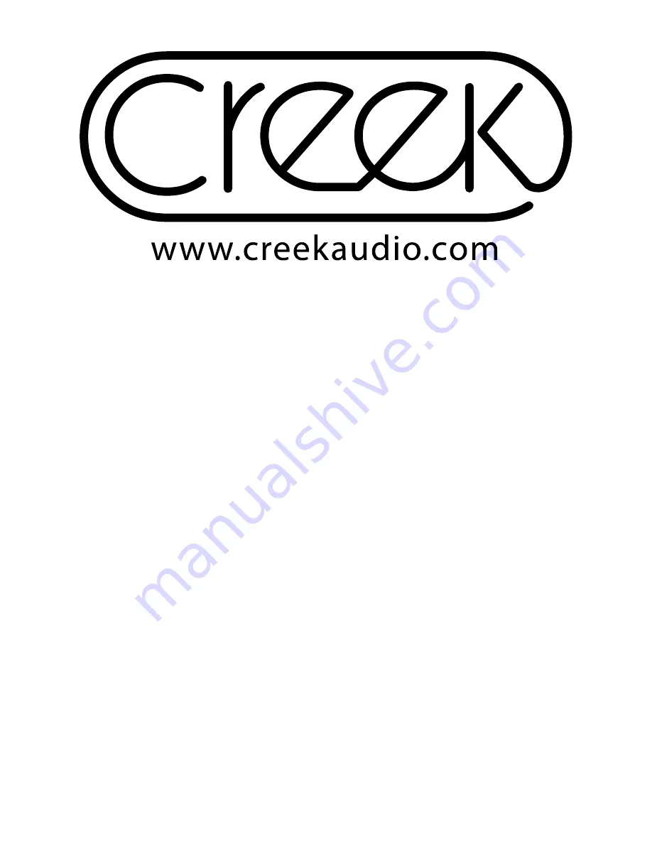 Creek Audio OBH-21mk2 Instruction Manual Download Page 1