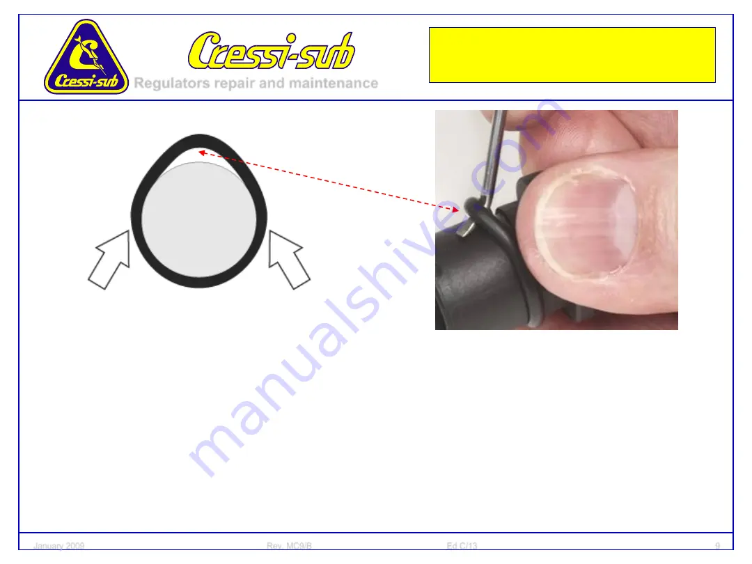 Cressi-sub MC9 Repair And Maintenance Instructions Download Page 9