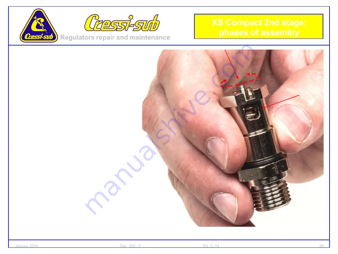 Cressi-sub XS Compact Regulators Repair And Maintenance Download Page 39