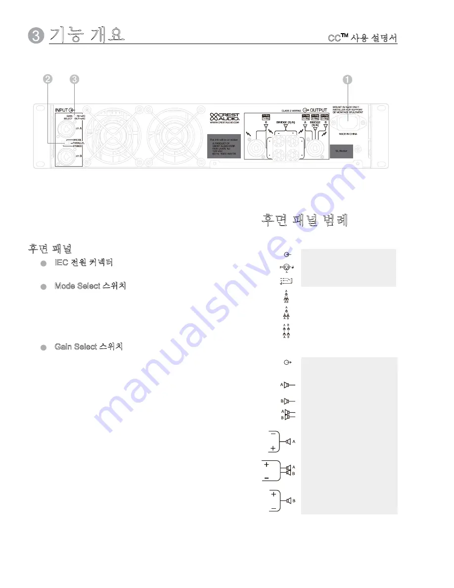 Crest Audio CC Owner'S Manual Download Page 120