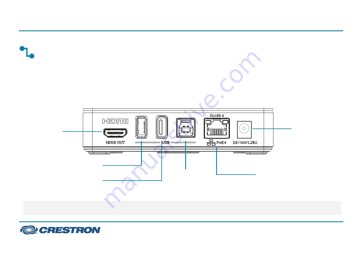 Crestron AirMedia 3100-WF Скачать руководство пользователя страница 2