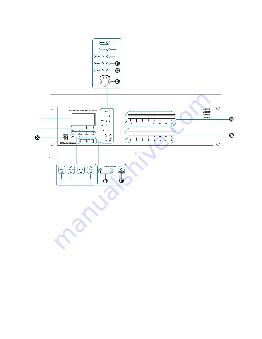 Crestron DigitalMedia DM-MD16X16-CPU3 Product Manual Download Page 7