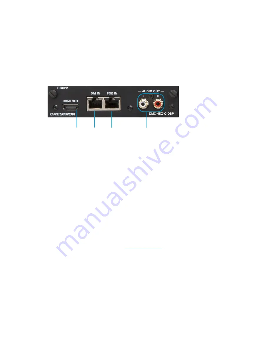 Crestron DigitalMedia DM-MD16X16-CPU3 Product Manual Download Page 61