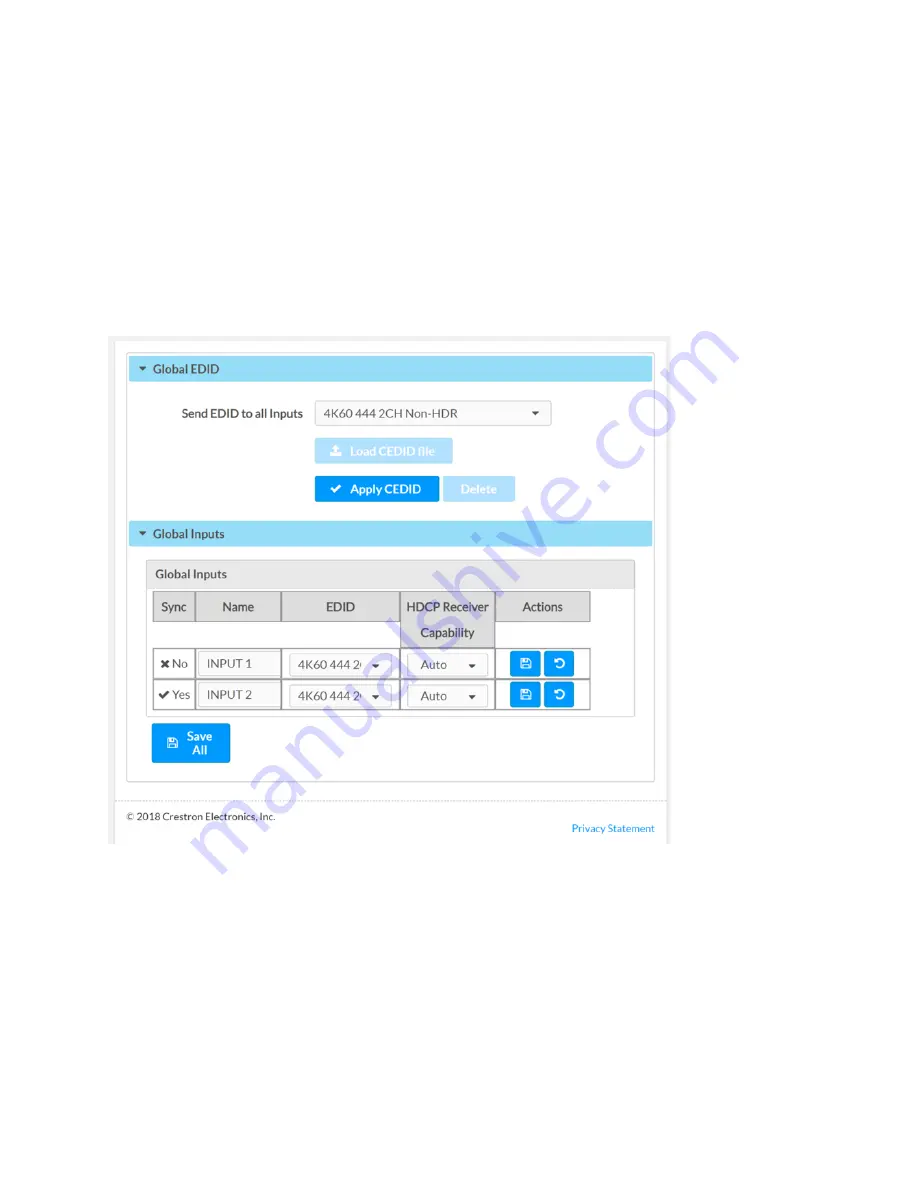 Crestron DM-NVX-352 Скачать руководство пользователя страница 36