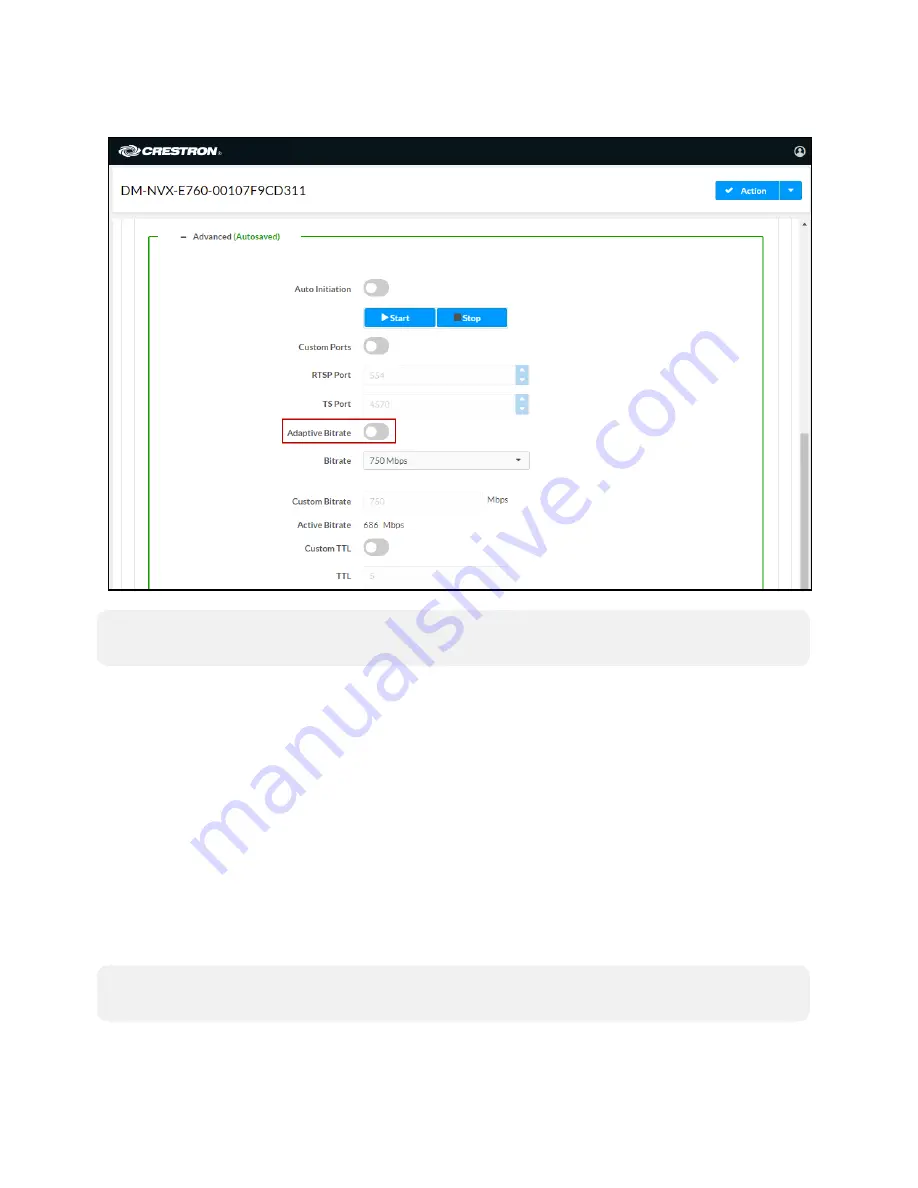 Crestron DM-NVX-E760 Product Manual Download Page 29