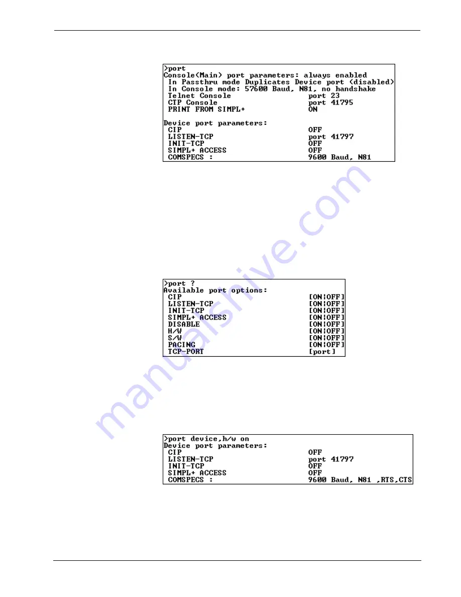 Crestron Ethernet Operator'S Manual Download Page 20