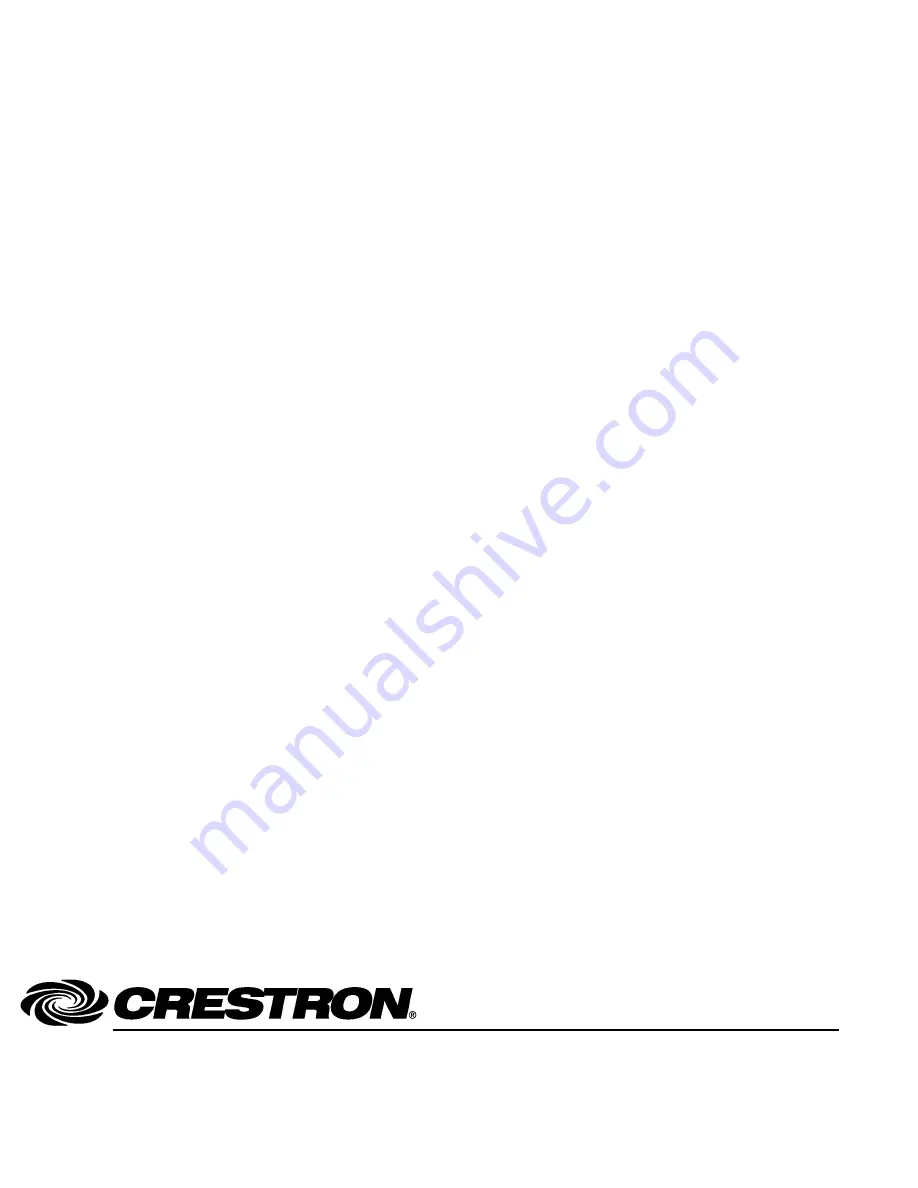 Crestron Four-Way Coupler SRD-CPL-4 Installation Manual Download Page 12