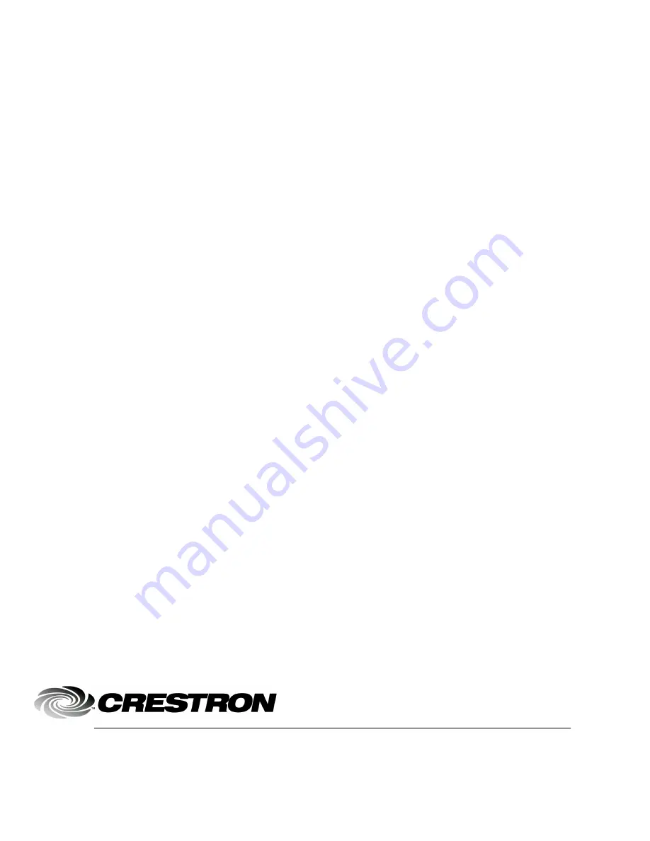 Crestron HBK-3000 Installation Manual Download Page 12