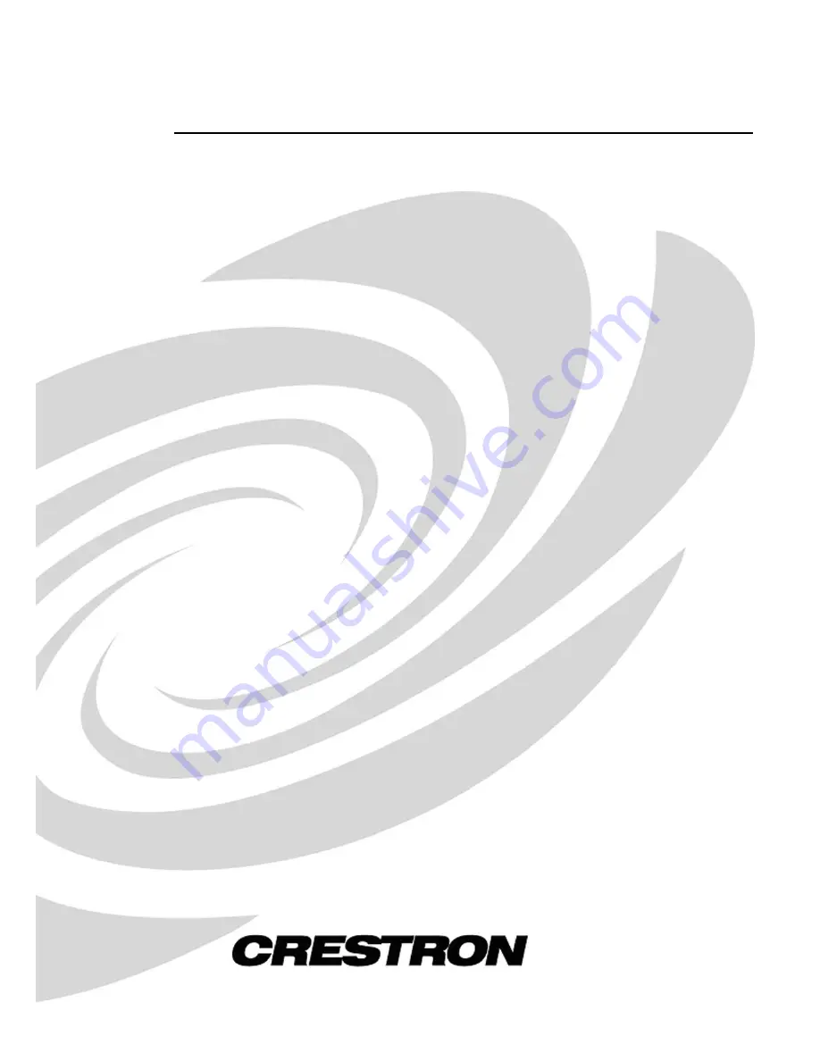 Crestron MMK-1000L Installation Manual Download Page 1