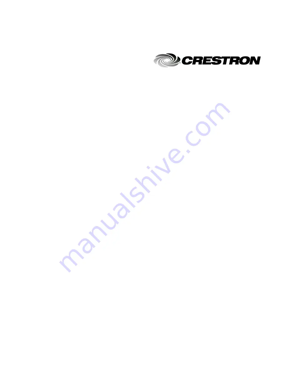 Crestron ST-COM Operation Manual Download Page 2