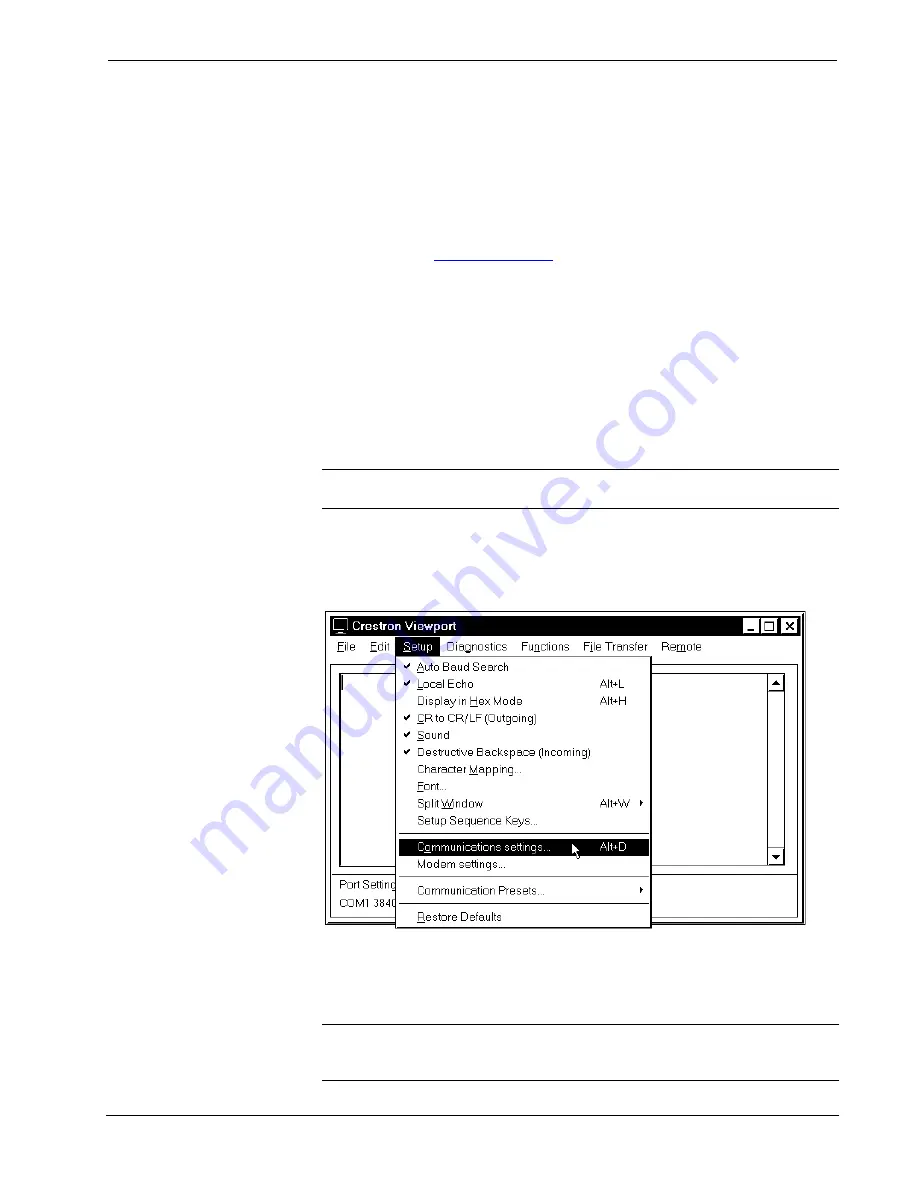 Crestron ST-COM Operation Manual Download Page 13