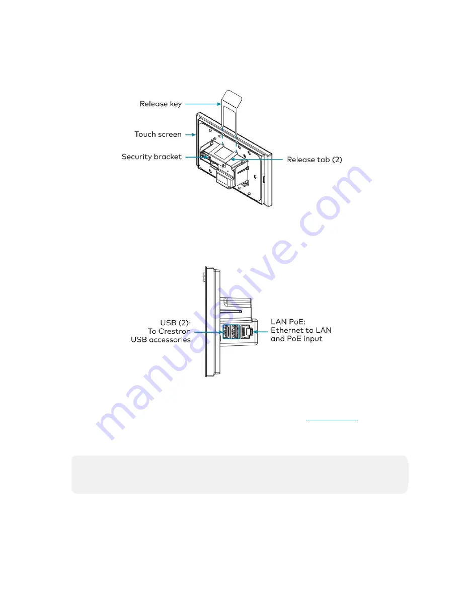 Crestron TSW-570P Product Manual Download Page 107