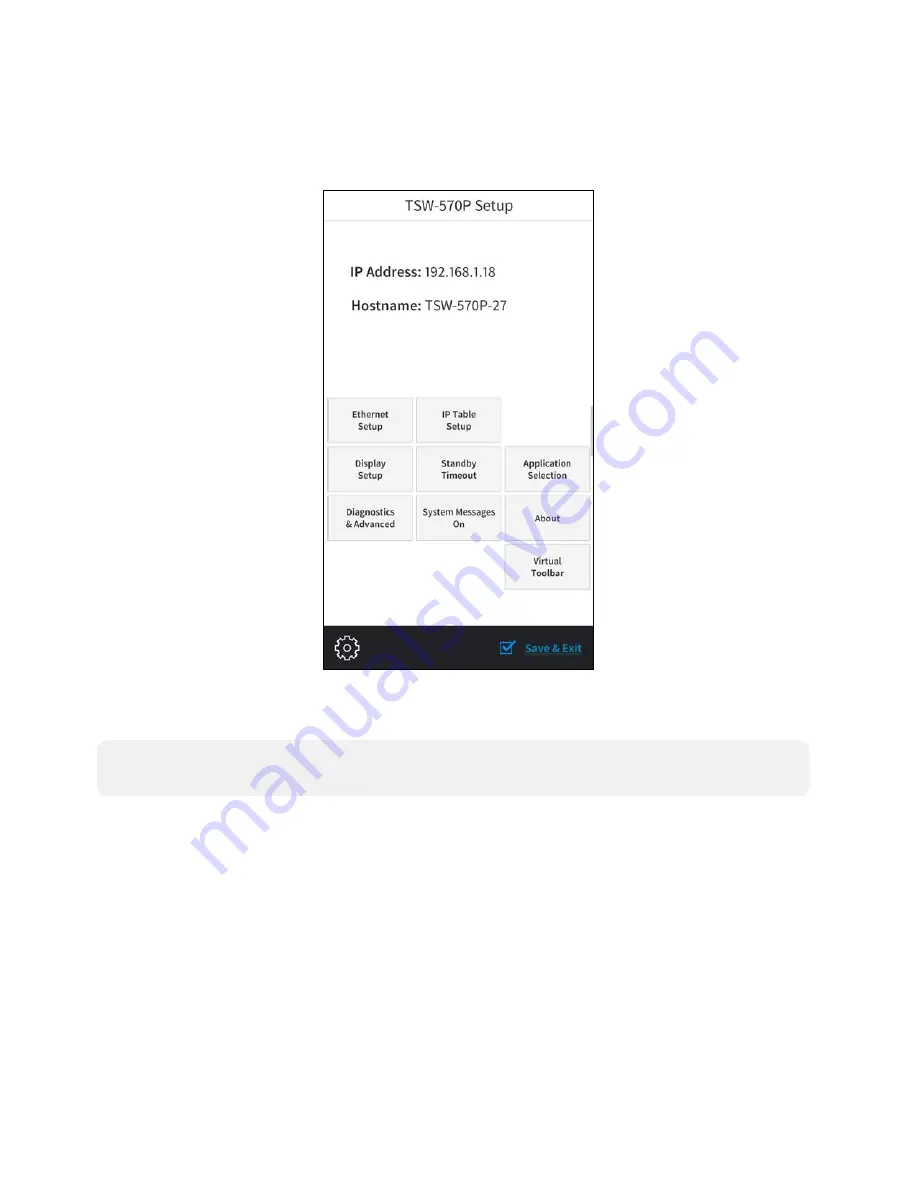 Crestron TSW-570P Product Manual Download Page 135