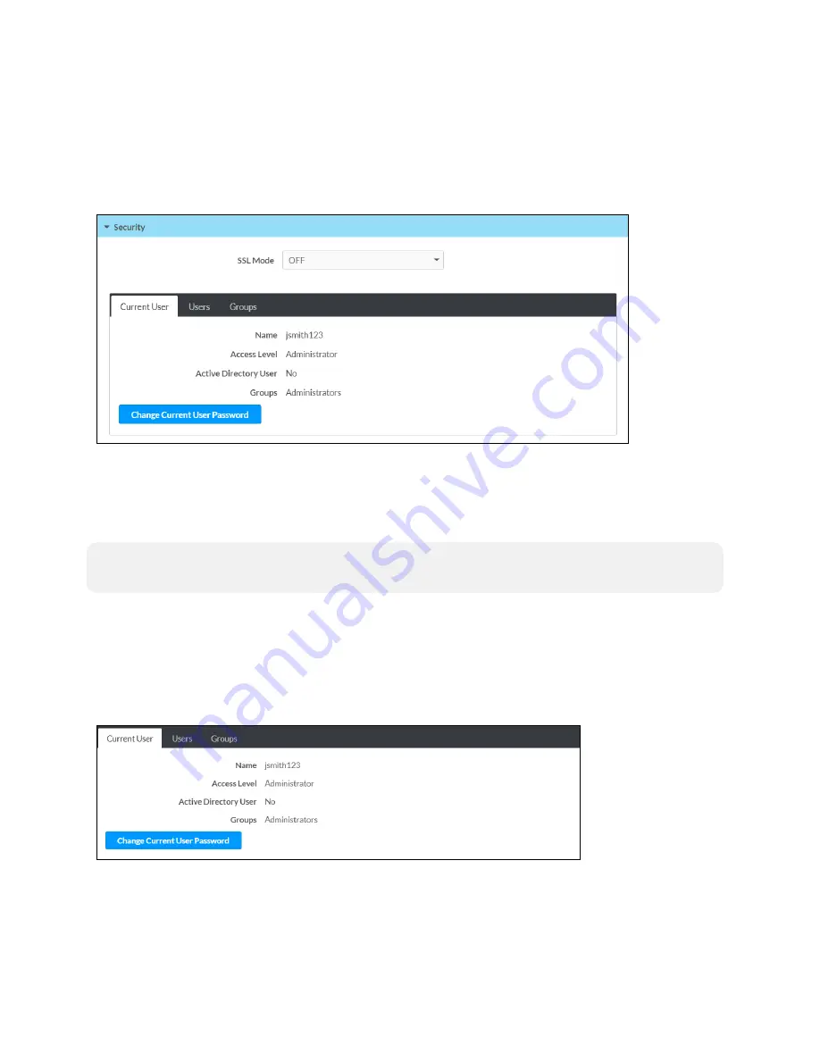 Crestron TSW-570P Product Manual Download Page 207