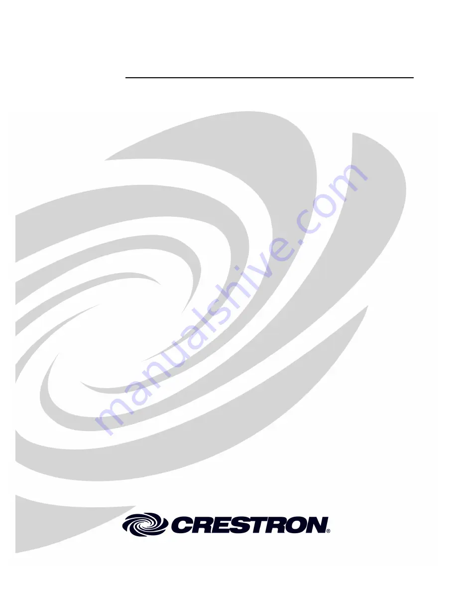 Crestron TSW-730-MSMK Installation Manual Download Page 1