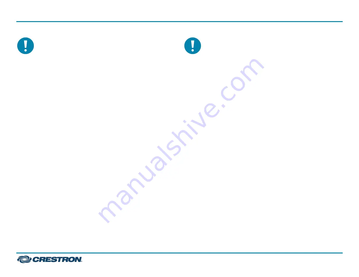 Crestron UC-P10-T-C Quick Start Manual Download Page 10