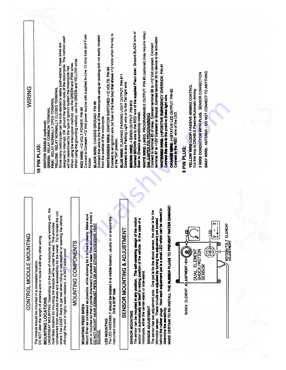 CrimeStopper CG-1100 Operation Instructions Download Page 3