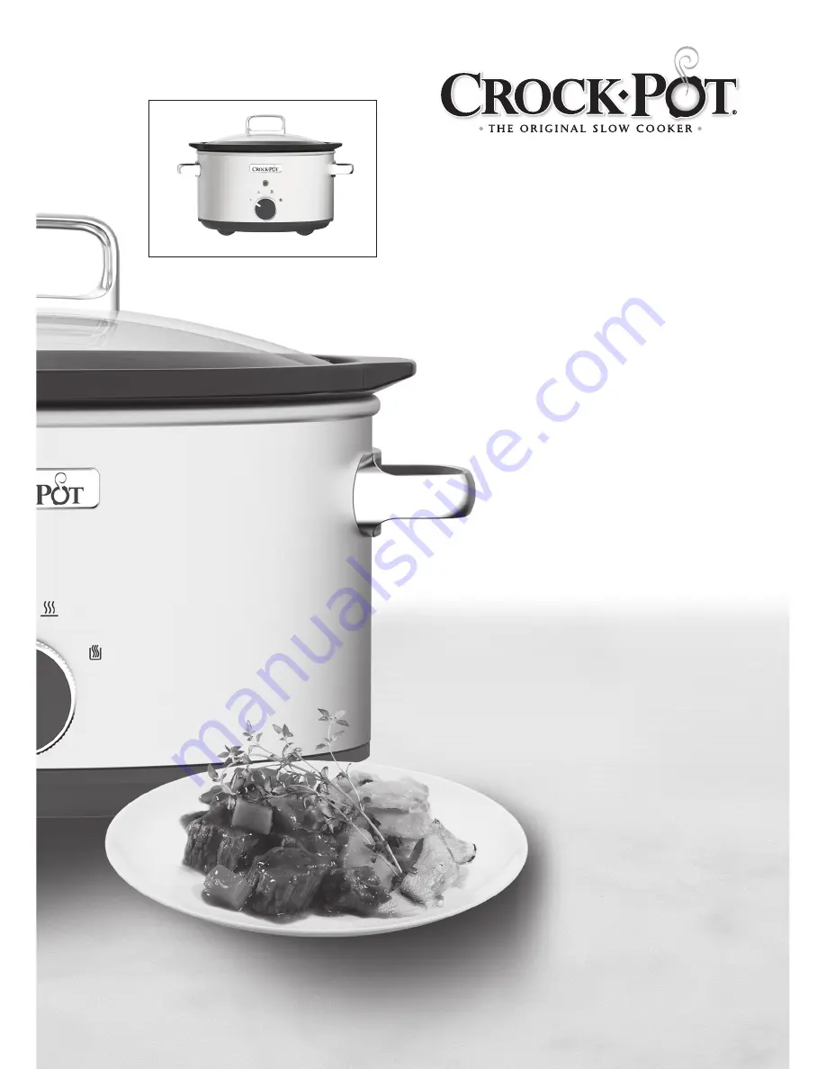 Crock-Pot CSC028X Instruction Manual Download Page 1