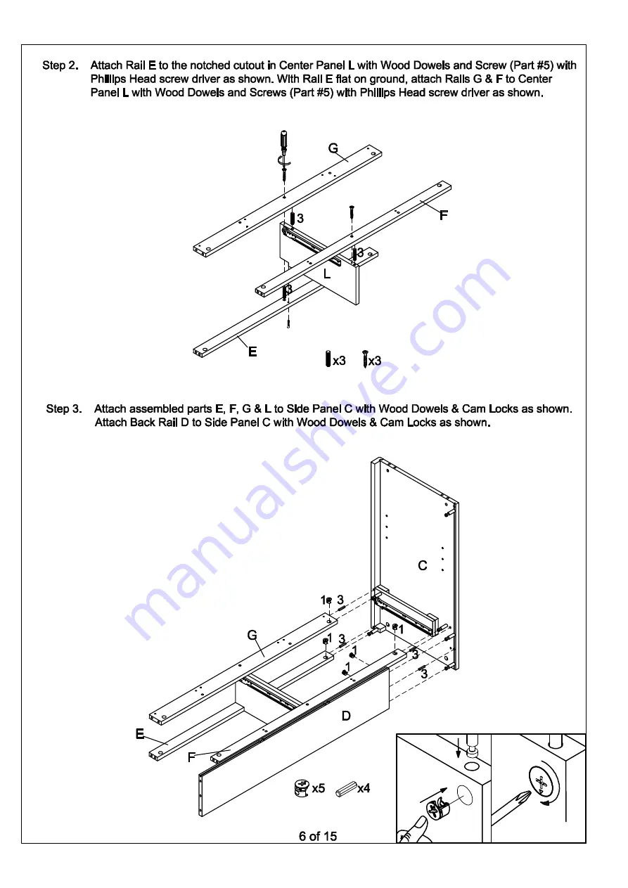 Crosley Furniture CF3001 Скачать руководство пользователя страница 7