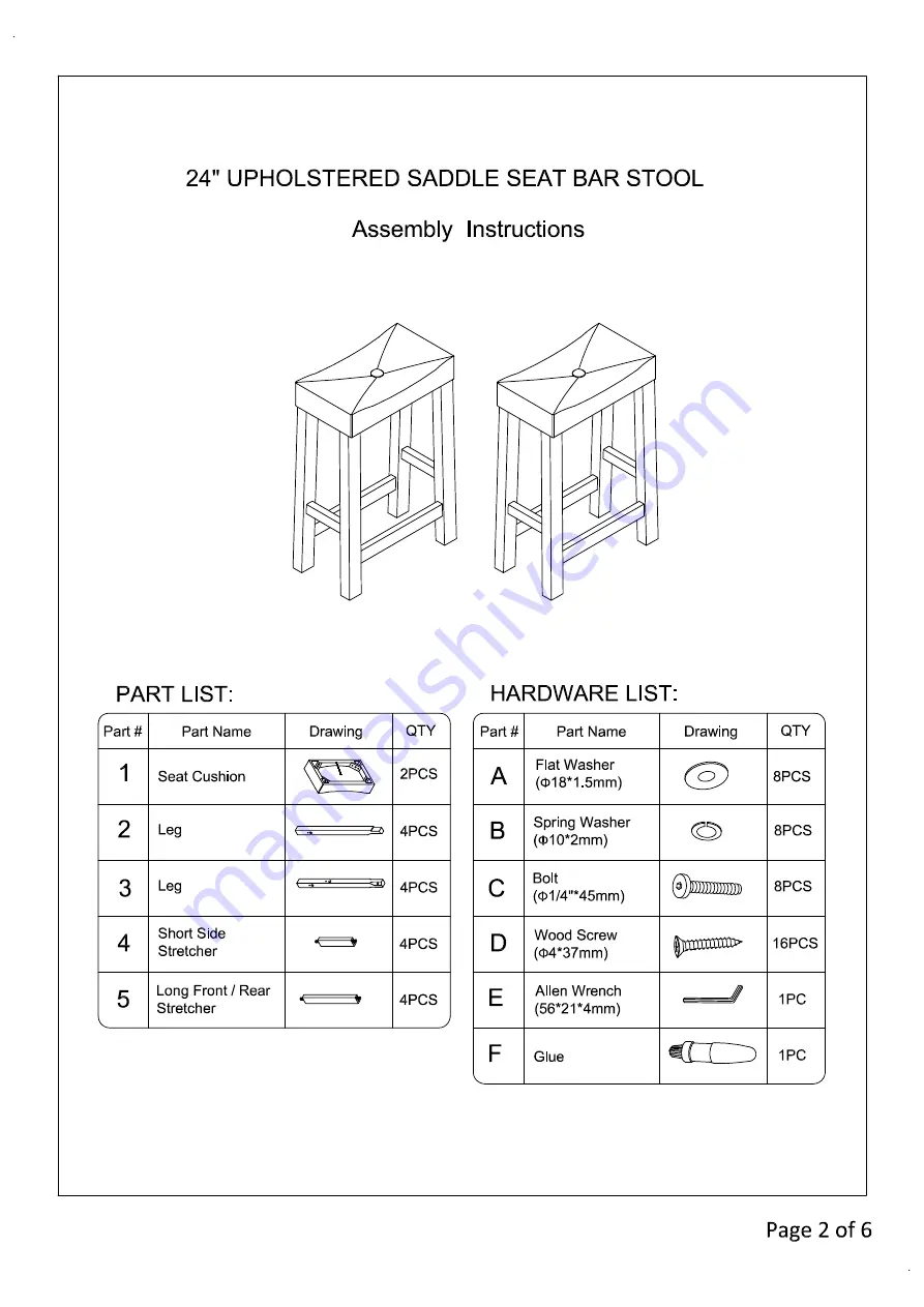 Crosley Furniture CF3001 Скачать руководство пользователя страница 19