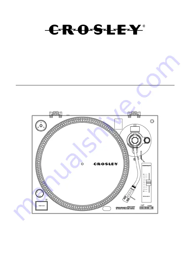 Crosley C100BT Instruction Manual Download Page 13