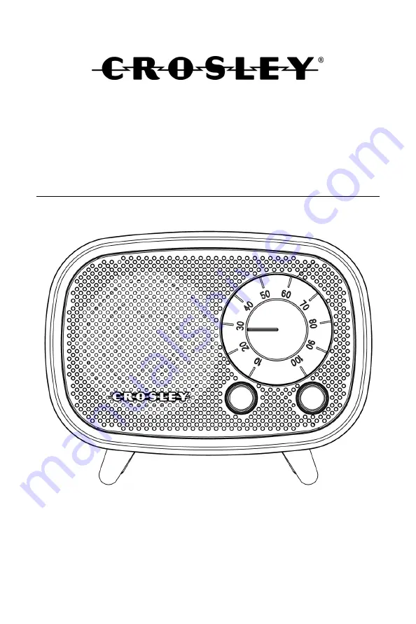 Crosley CR3039A Instruction Manual Download Page 1