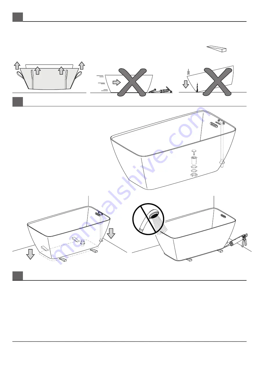 Crosswater Vicenza US-N6DCS Installation Instructions Download Page 2