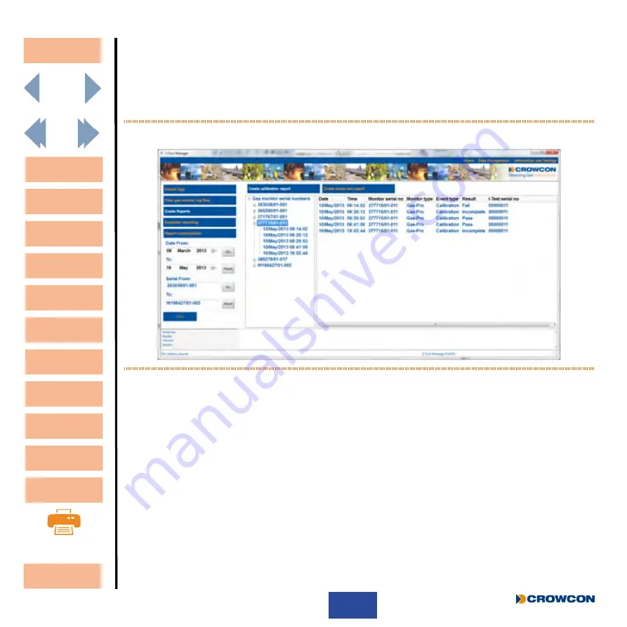 Crowcon I-Test User'S Operation Manual Download Page 71