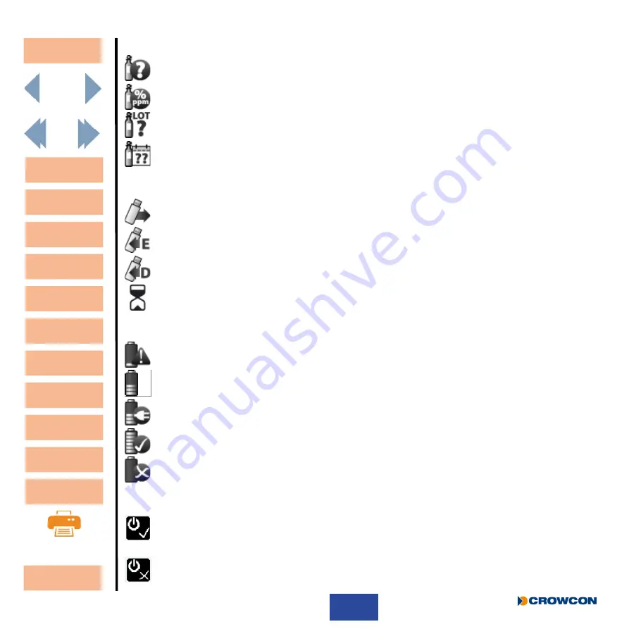 Crowcon I-Test User'S Operation Manual Download Page 121