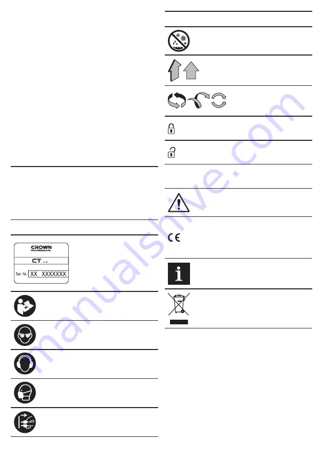 Crown CT36073 Original Instructions Manual Download Page 55