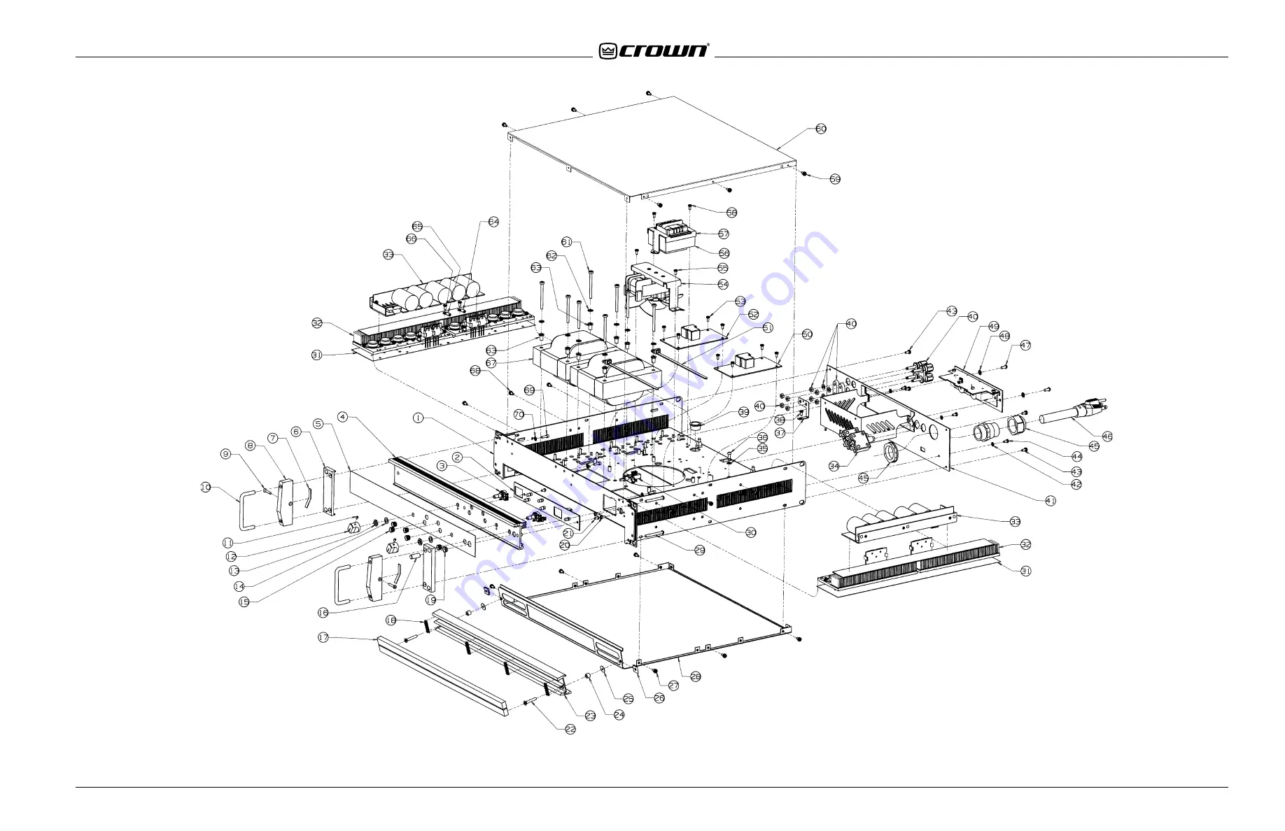 Crown Macro-Tech 2402 Service Manual Download Page 29