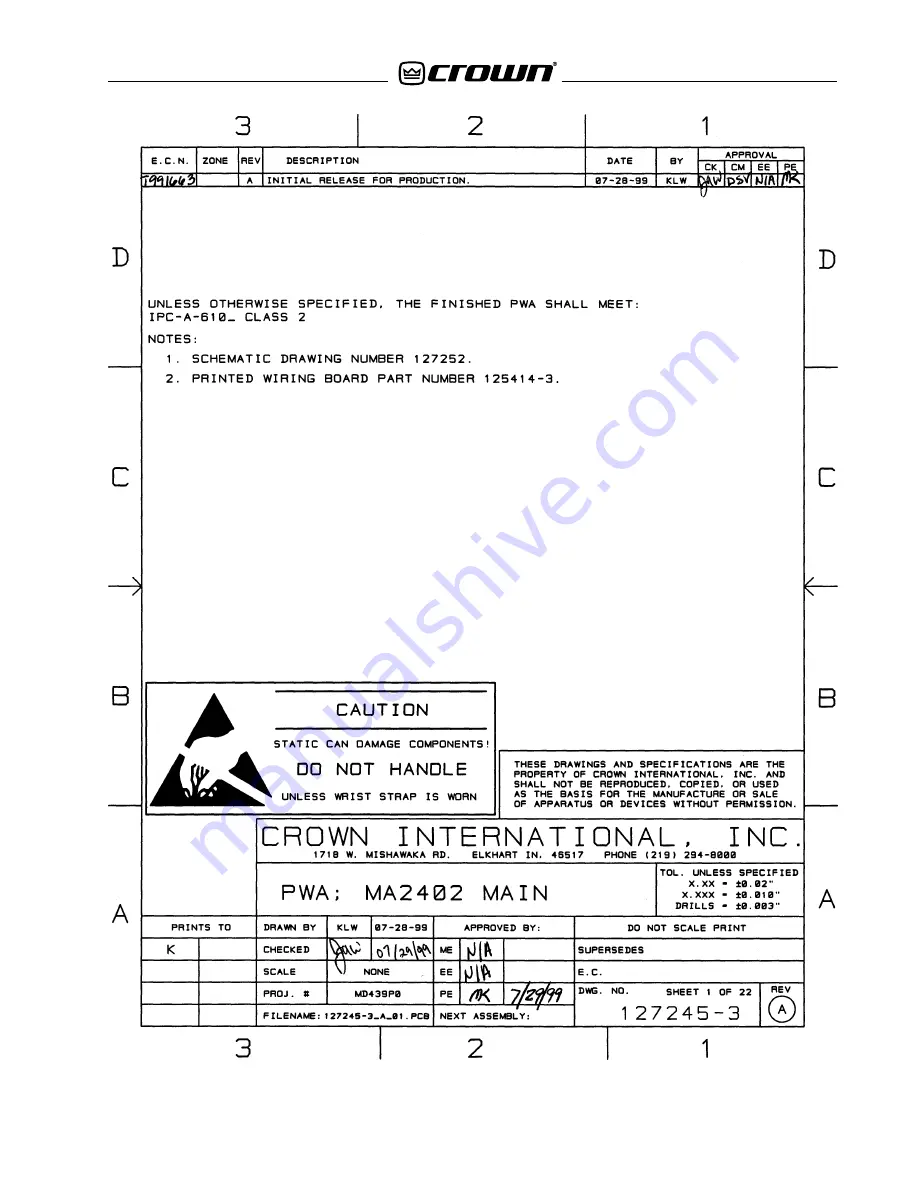 Crown Macro-Tech 2402 Скачать руководство пользователя страница 59