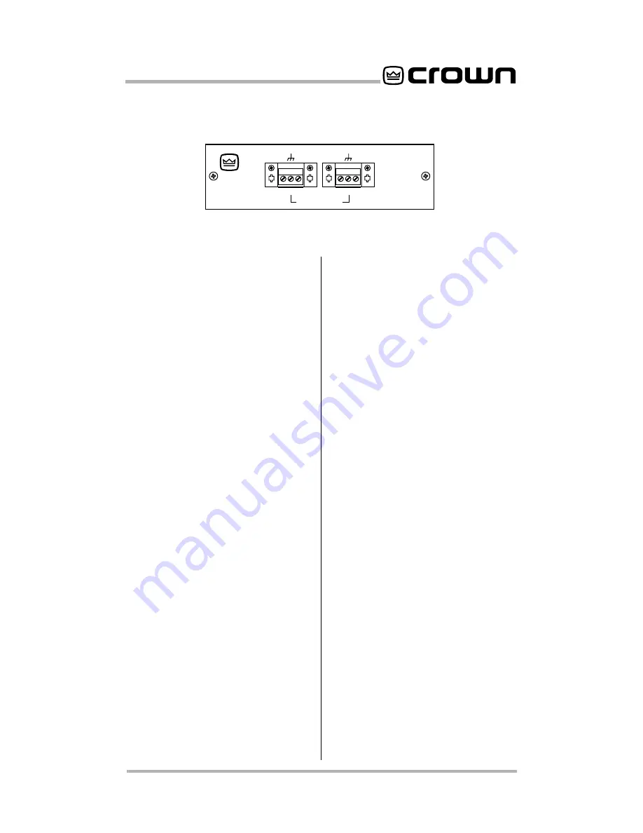 Crown PIP-FTE Reference Manual Download Page 3