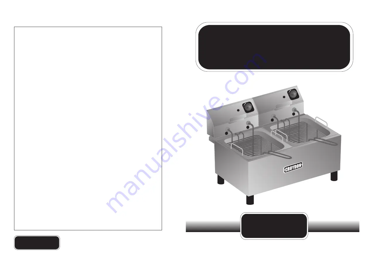 croydon F2B Instruction Manual Download Page 1