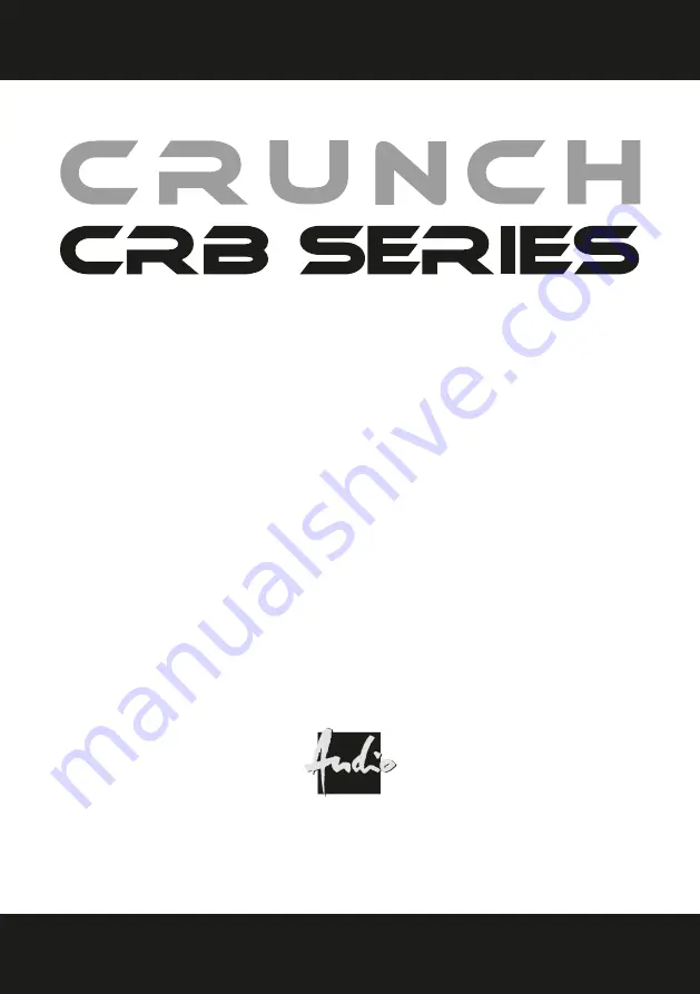 Crunch CRB Series Скачать руководство пользователя страница 8