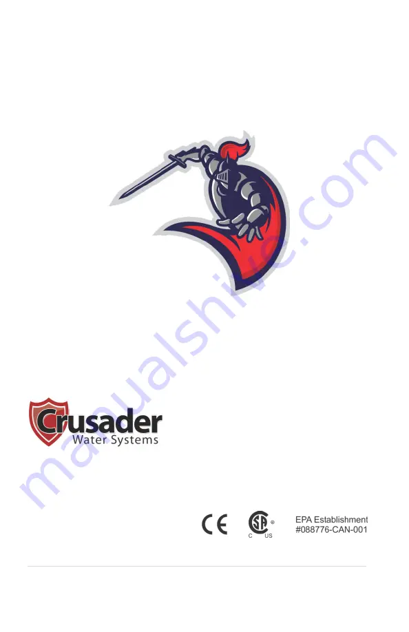 Crusader CWS5-031 Owner'S Manual Download Page 26