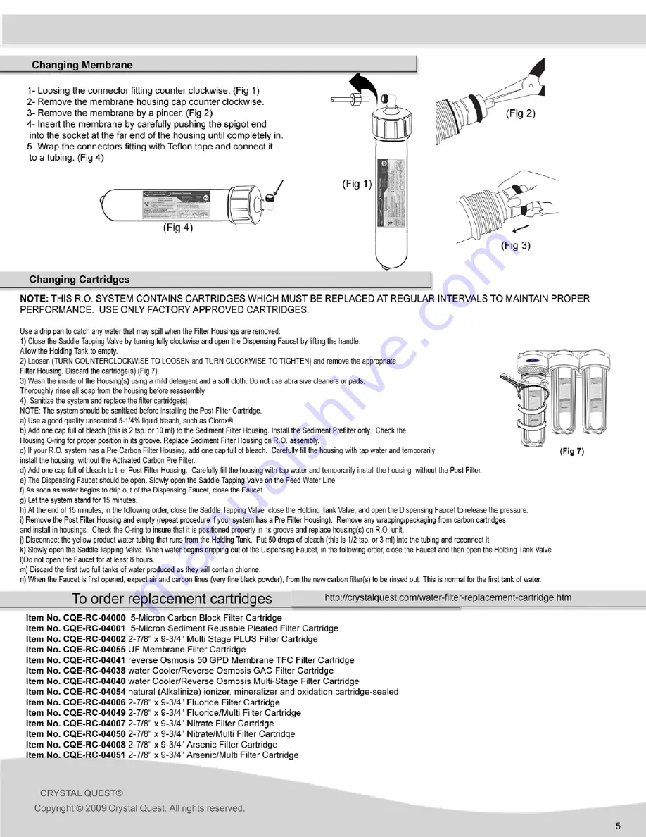 Crystal Quest Thunder Series Installation Instructions Manual Download Page 5