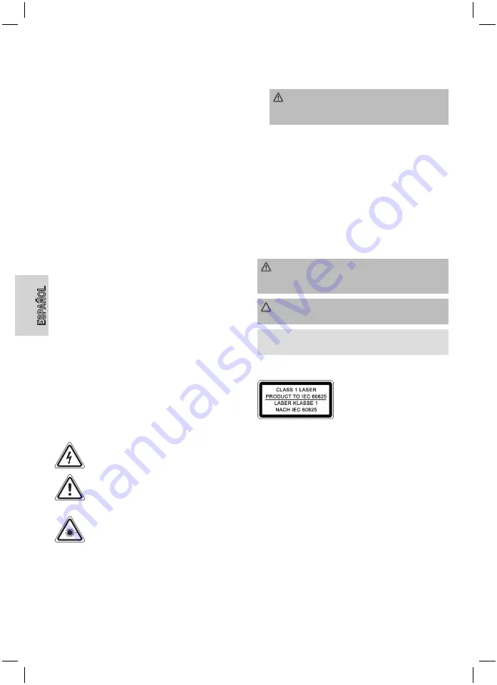 CTC Union CLATRONIC SR 827 CD/MP3 Instruction Manual Download Page 20