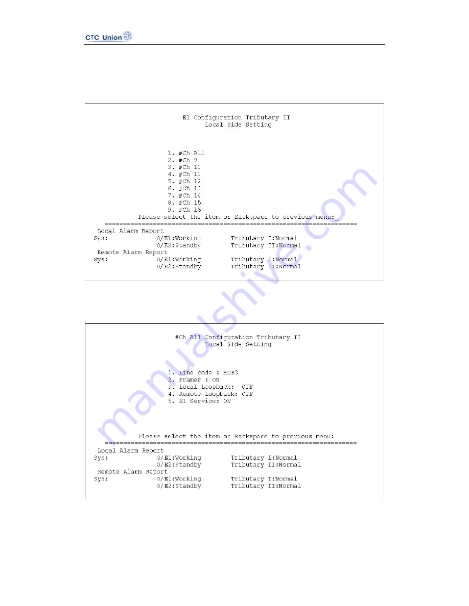 CTC Union FMUX03 Operating Instructions Manual Download Page 23