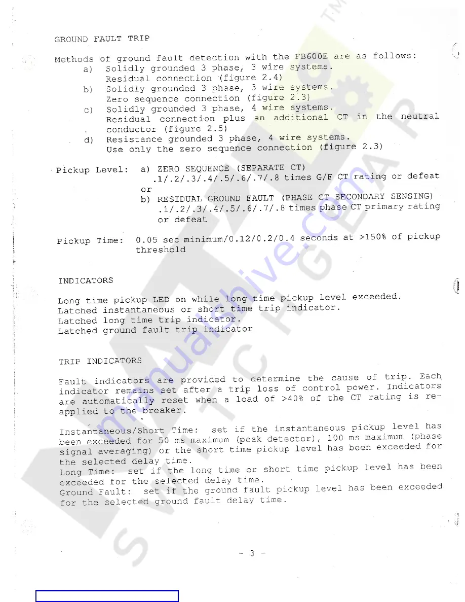 CTI FB800E Instruction Manual Download Page 5