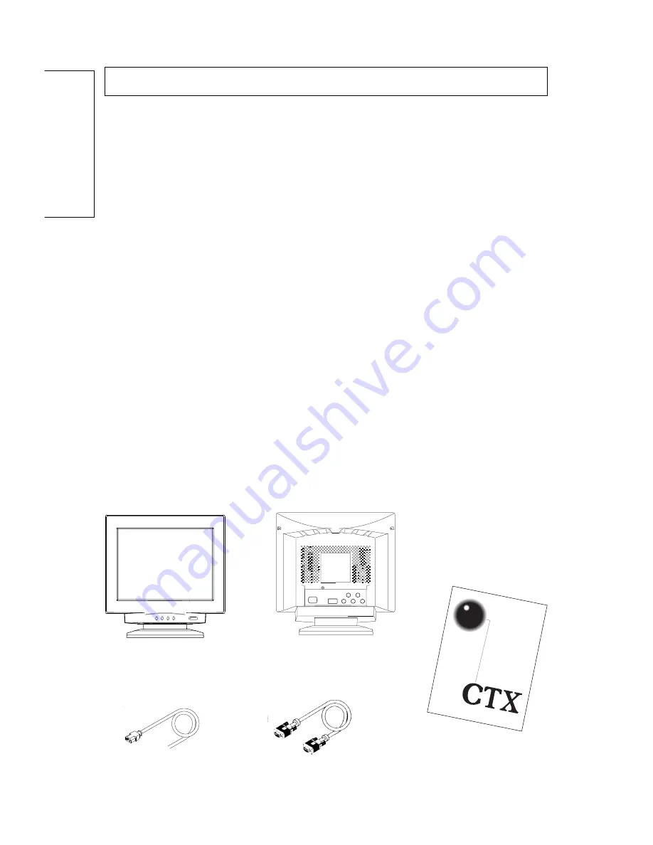 CTX PR960FL User Manual Download Page 4