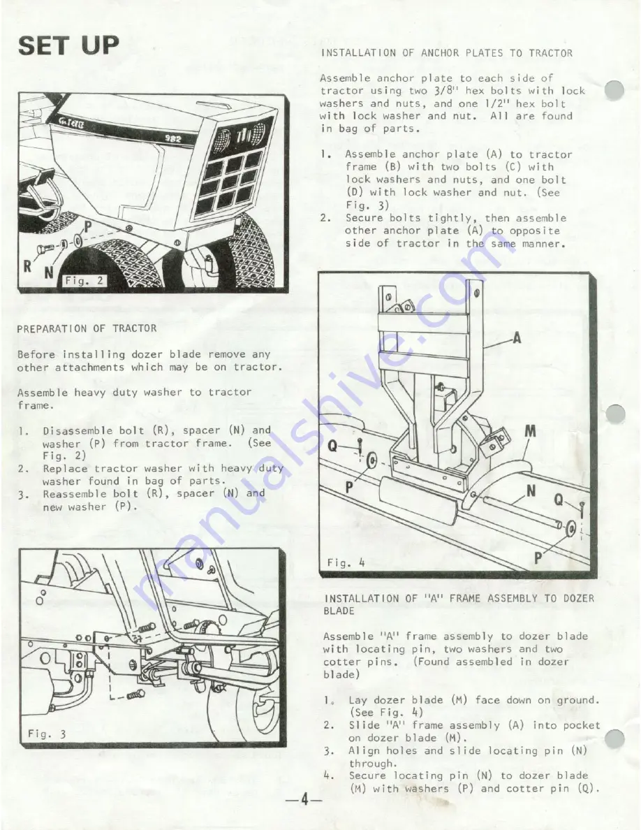 Cub Cadet 190-401-100 Set-Up And Parts Manual Download Page 5