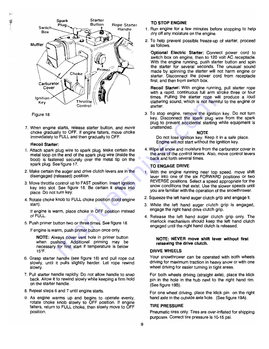 Cub Cadet 317E646F596 Owner'S Manual Download Page 9