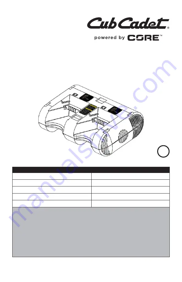 Cub Cadet 41AERE6C912 Instruction Manual Download Page 17