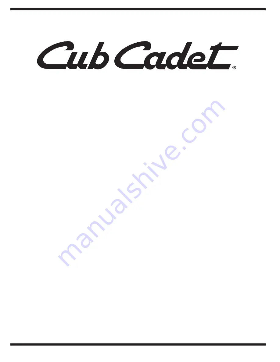 Cub Cadet 450 Series Operator'S Manual Download Page 20