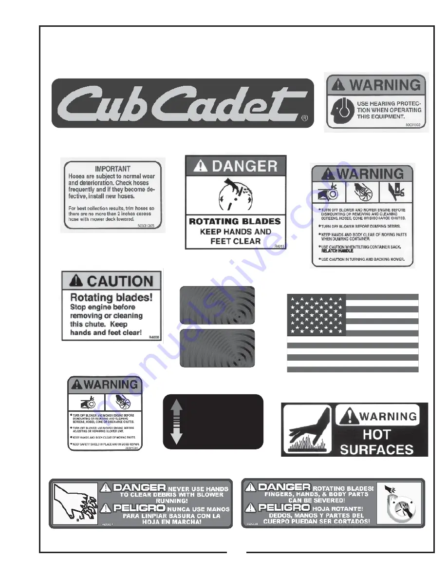 Cub Cadet 59A30033150 Operator'S Manual Download Page 38