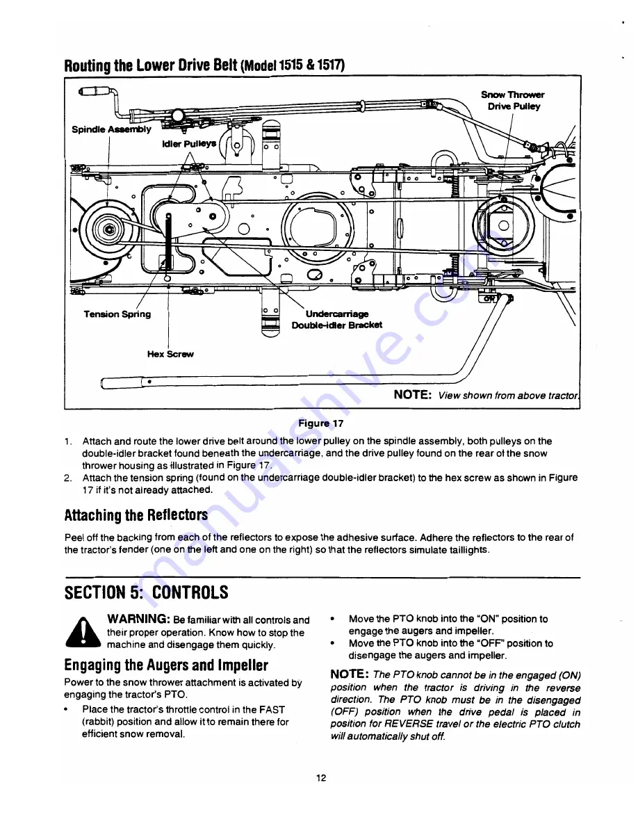 Cub Cadet 673 Operator'S Manual Download Page 12