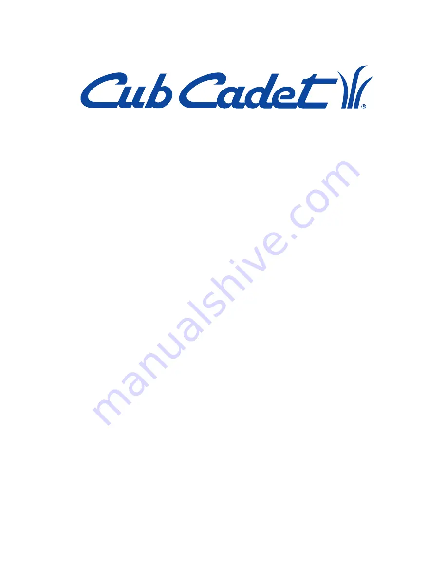 Cub Cadet 826 Operator'S Manual Download Page 28